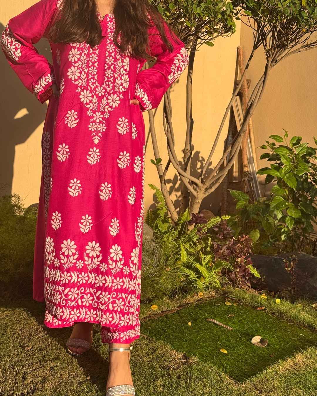 Indian Chicken Kari 2 pc set - Authentic Stitched Design - Sunflare.pk