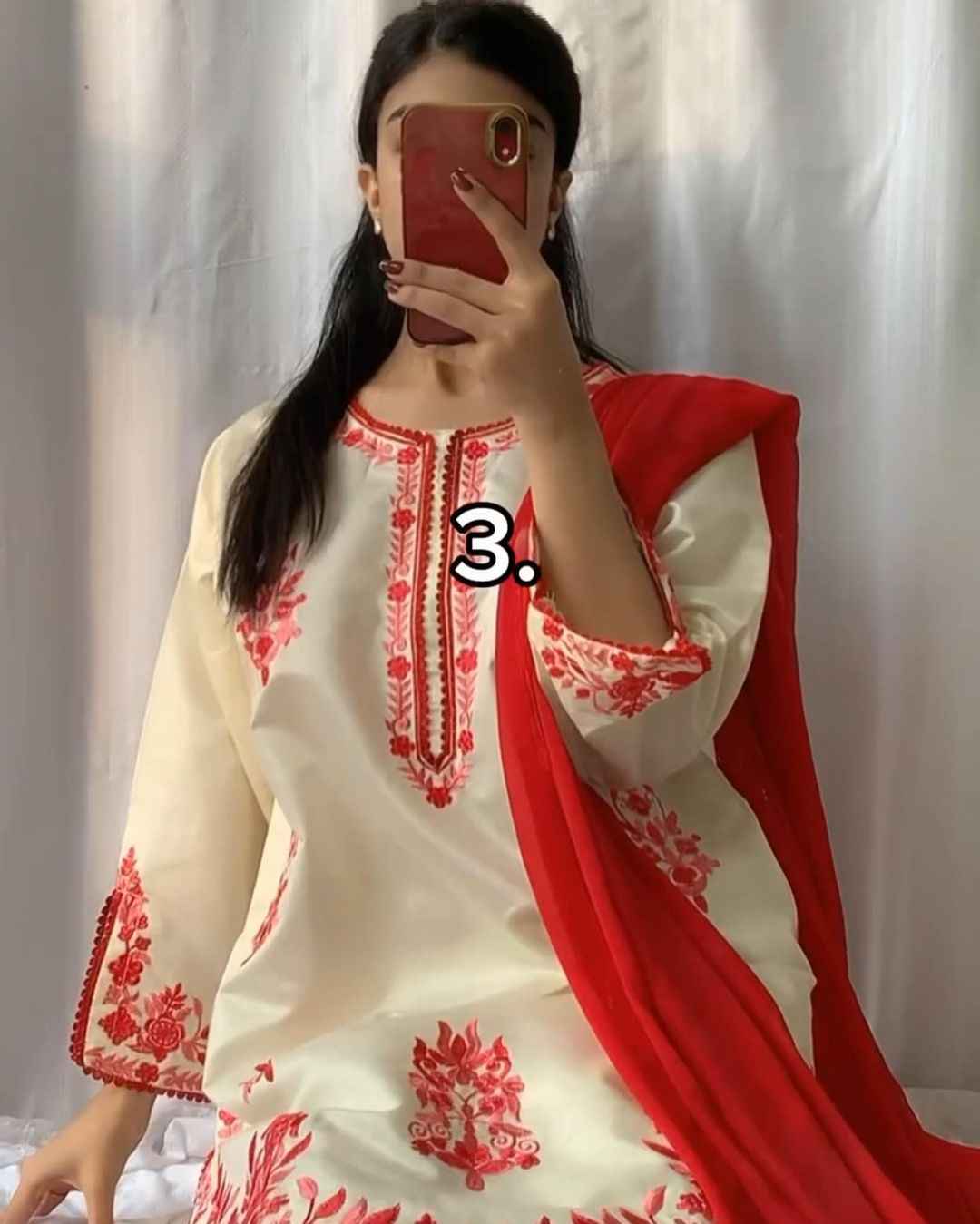 Multi Khadi Net - Stitched 2 pc - Sunflare.pk