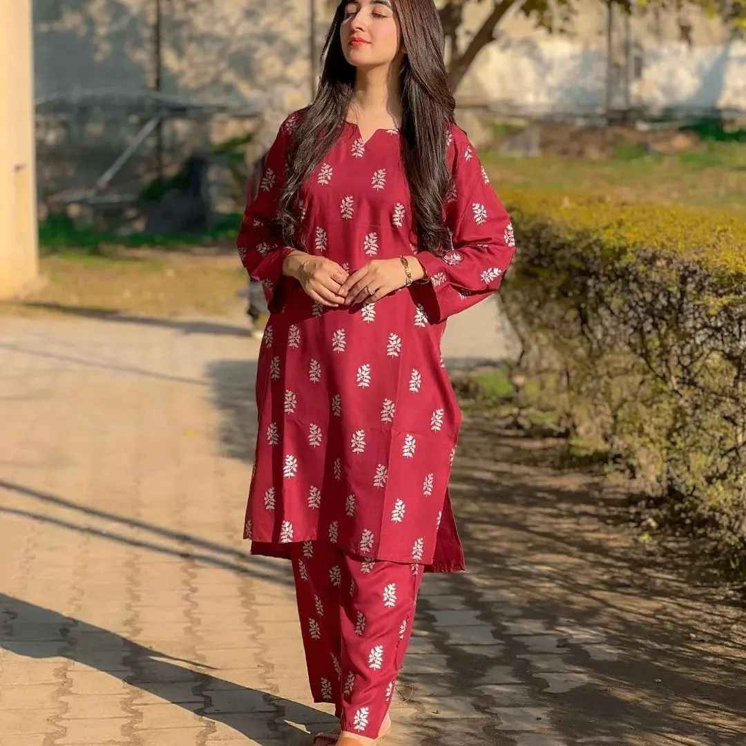 Saleha- Stitched 2 pc - Sunflare.pk