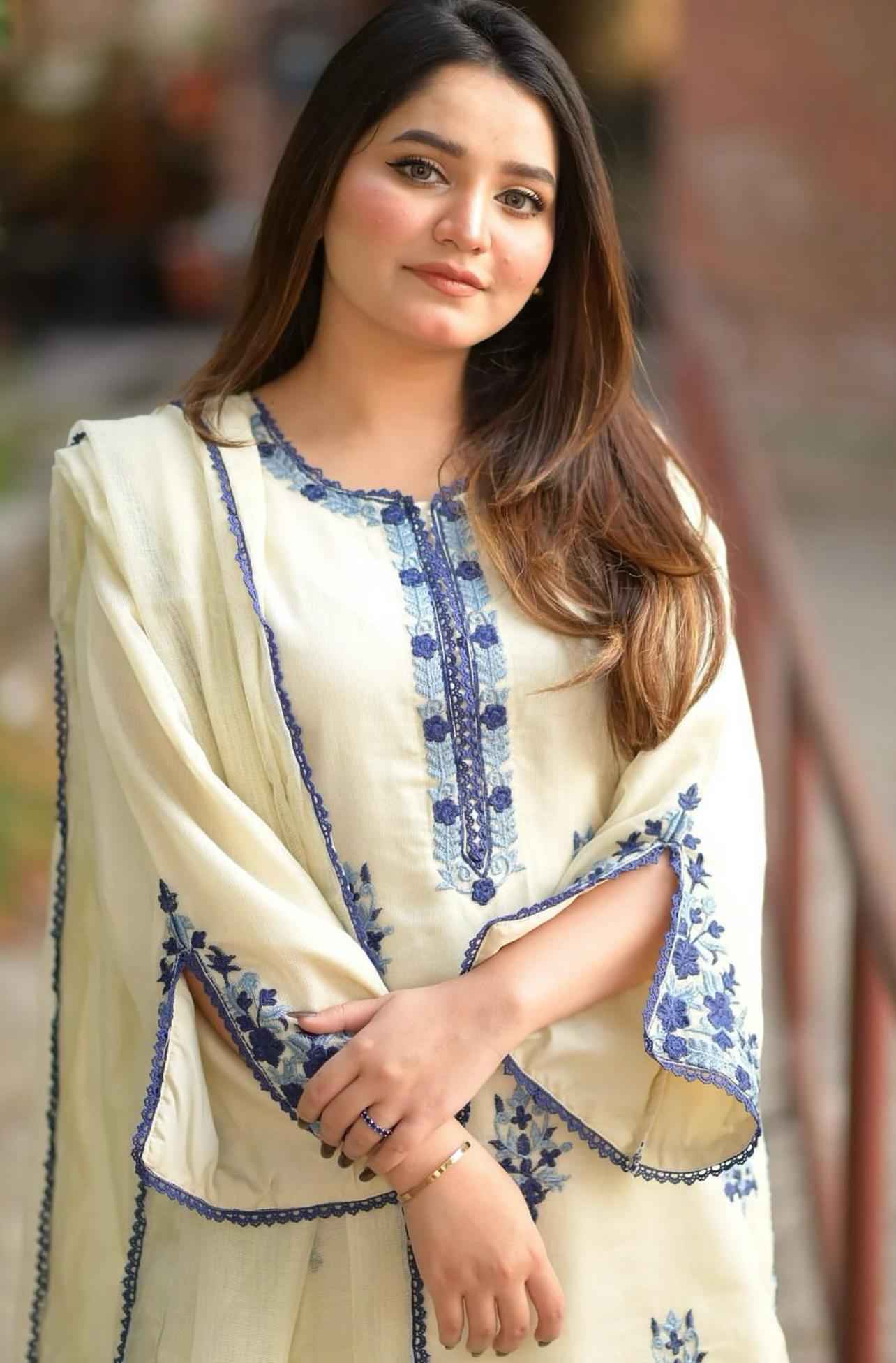Multi Khadi Net - Stitched 2 pc - Sunflare.pk