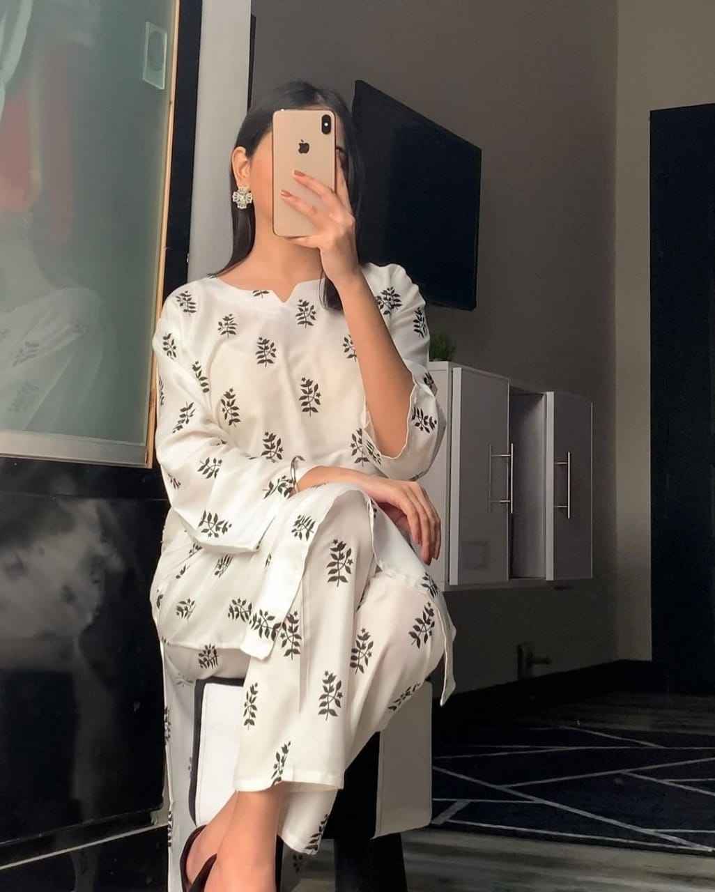 Saleha- Stitched 2 pc - Sunflare.pk