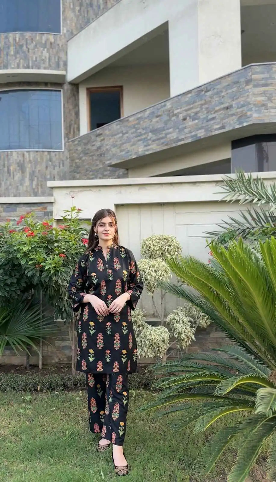 Rangrasiya Stitched Suit - Stylish 2 Pc Set - Sunflare.pk