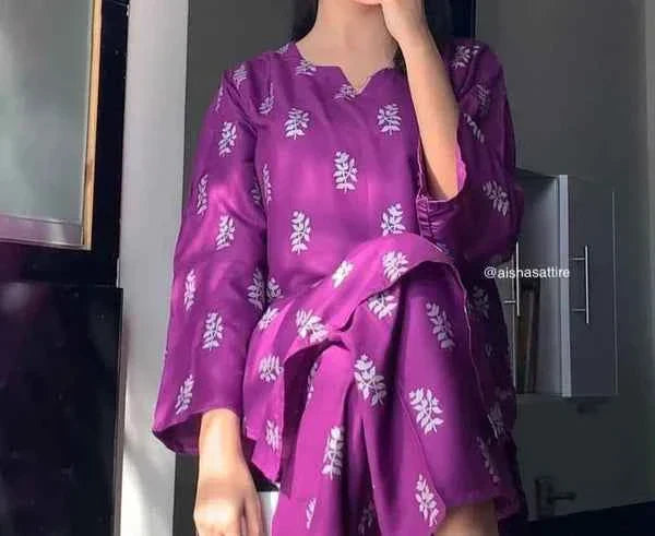 Saleha- Stitched 2 pc - Sunflare.pk
