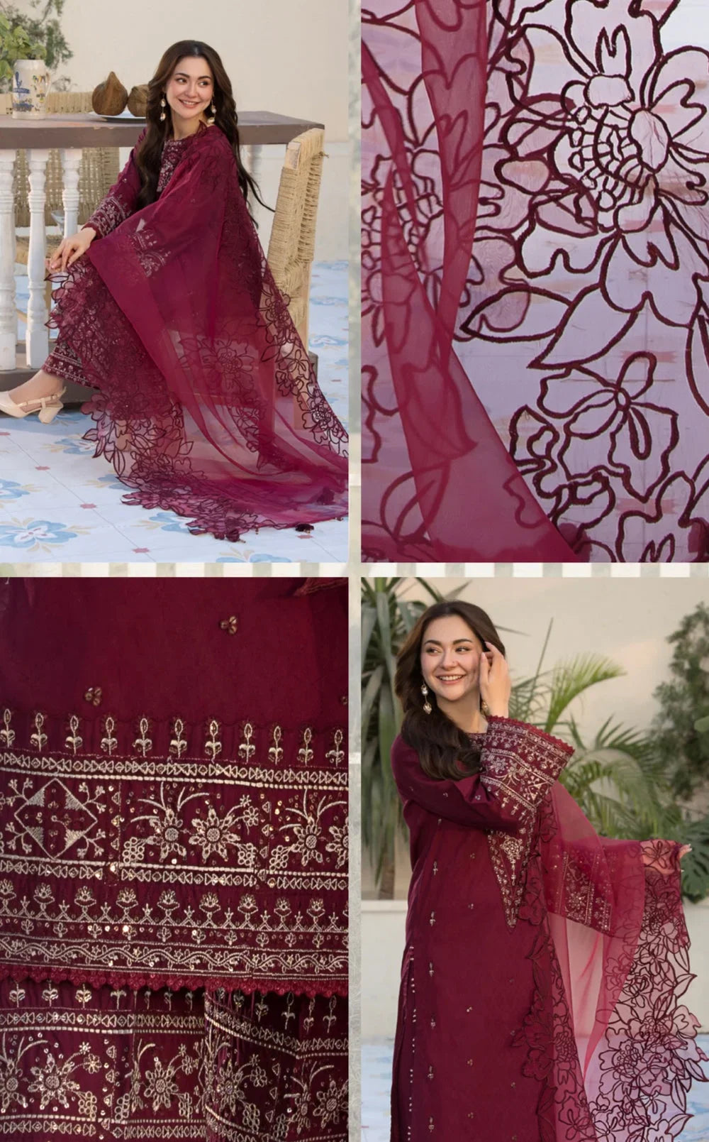Noor e Sahar Stitched 3pc - Sunflare.pk