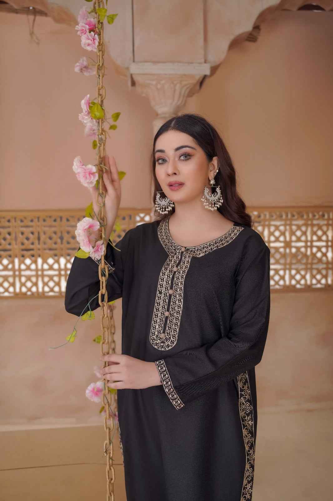 Dhanak Embroidery  - Stitched 2 pc - Sunflare.pk