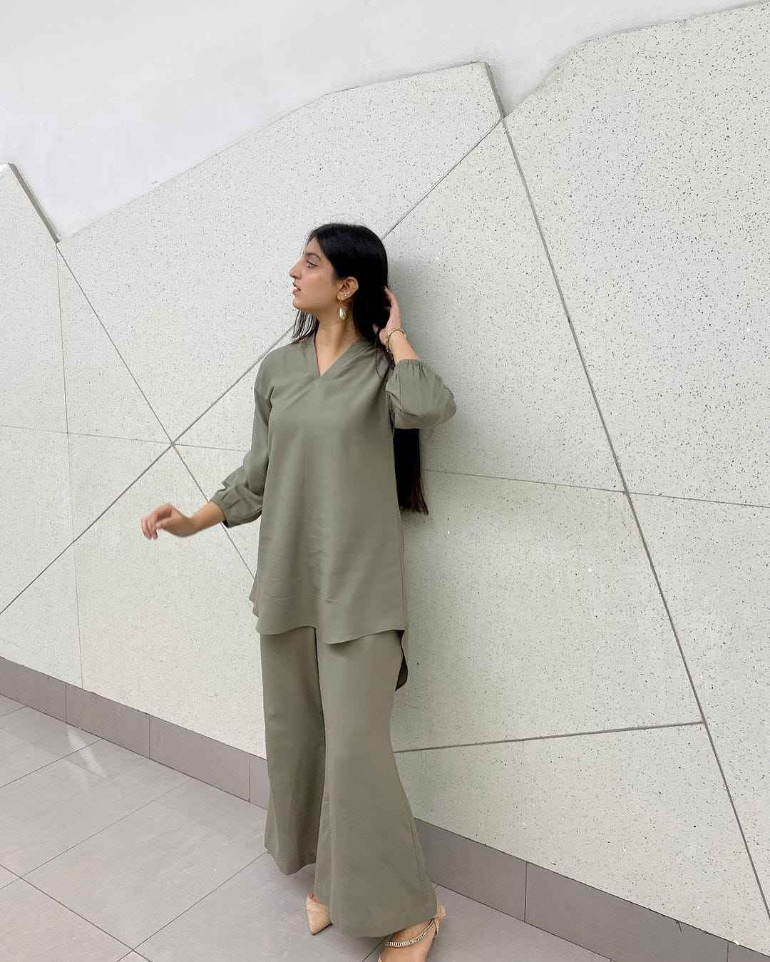 Dhanak Co-ord Set - Sunflare.pk