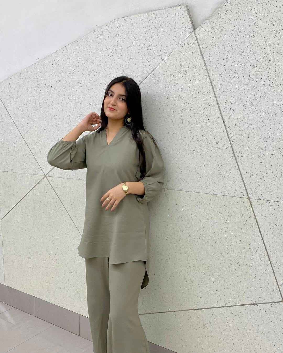 Dhanak Co-ord Set - Sunflare.pk