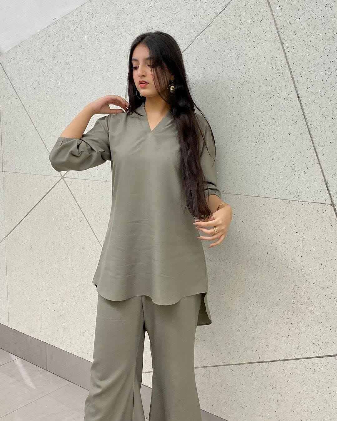 Dhanak Co-ord Set - Sunflare.pk