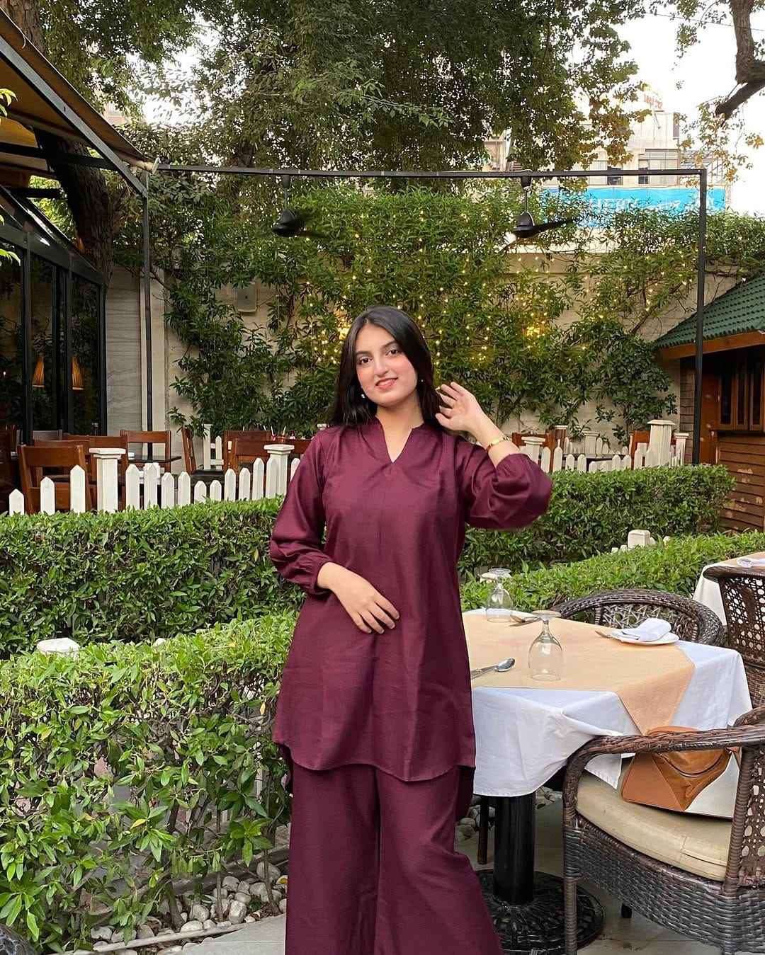 Dhanak Co-ord Set - Sunflare.pk