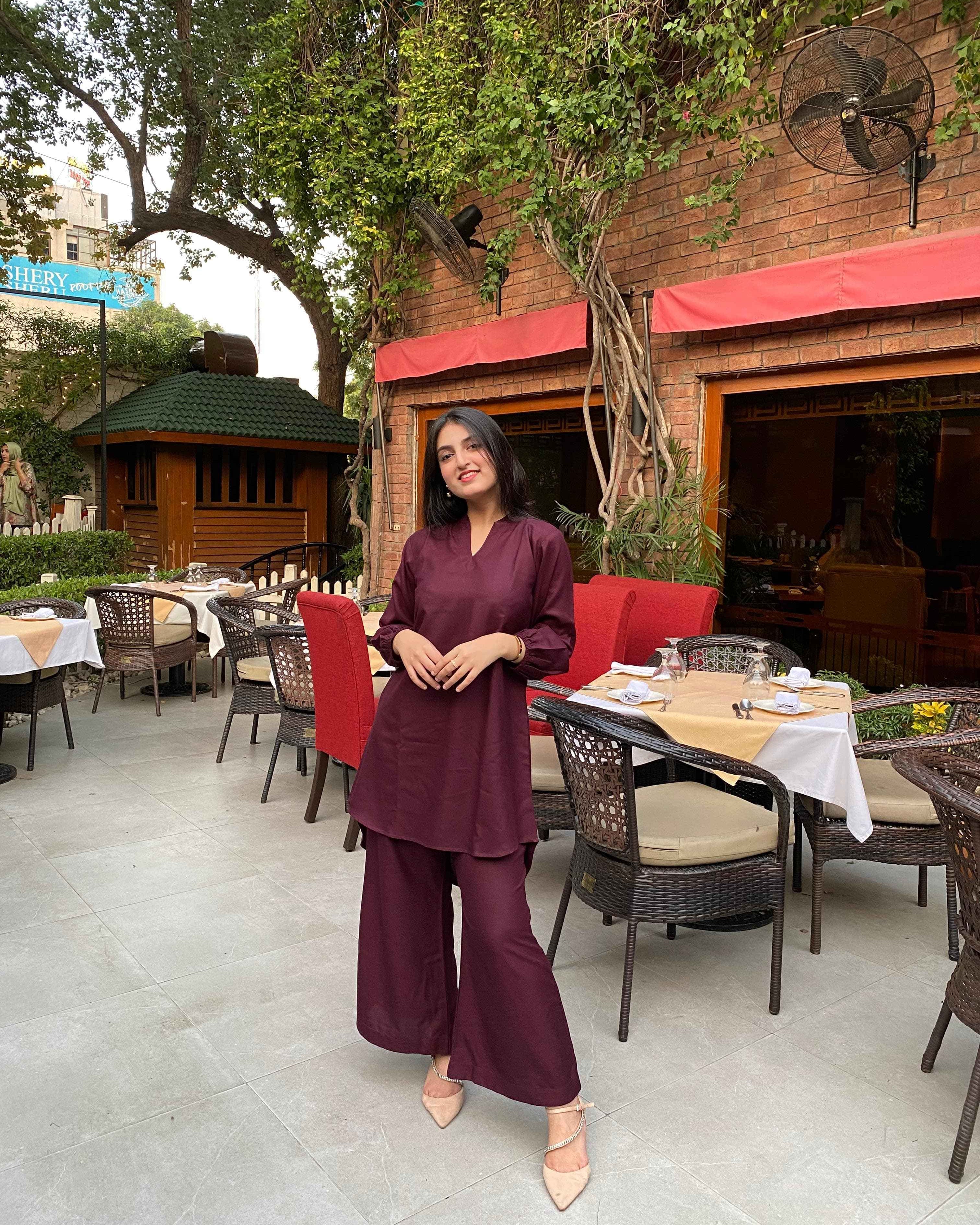 Dhanak Co-ord Set - Sunflare.pk