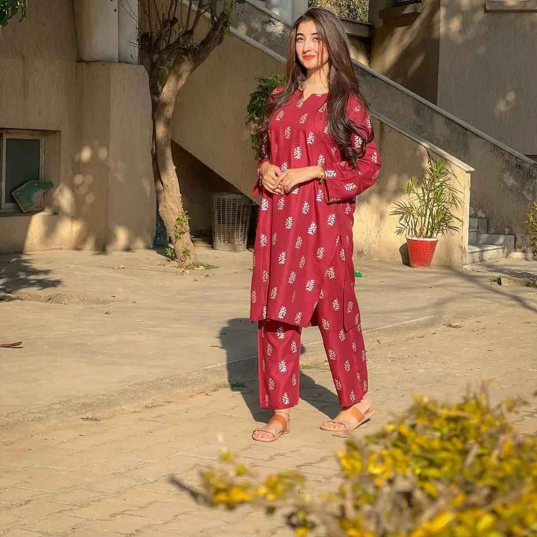 Saleha- Stitched 2 pc - Sunflare.pk