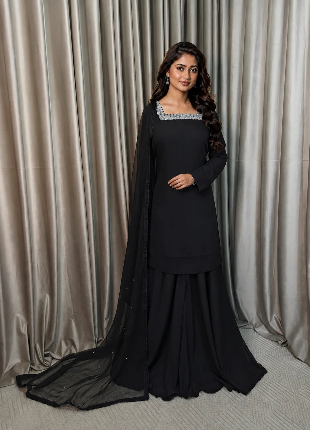Elora 3-Piece Sharara Set