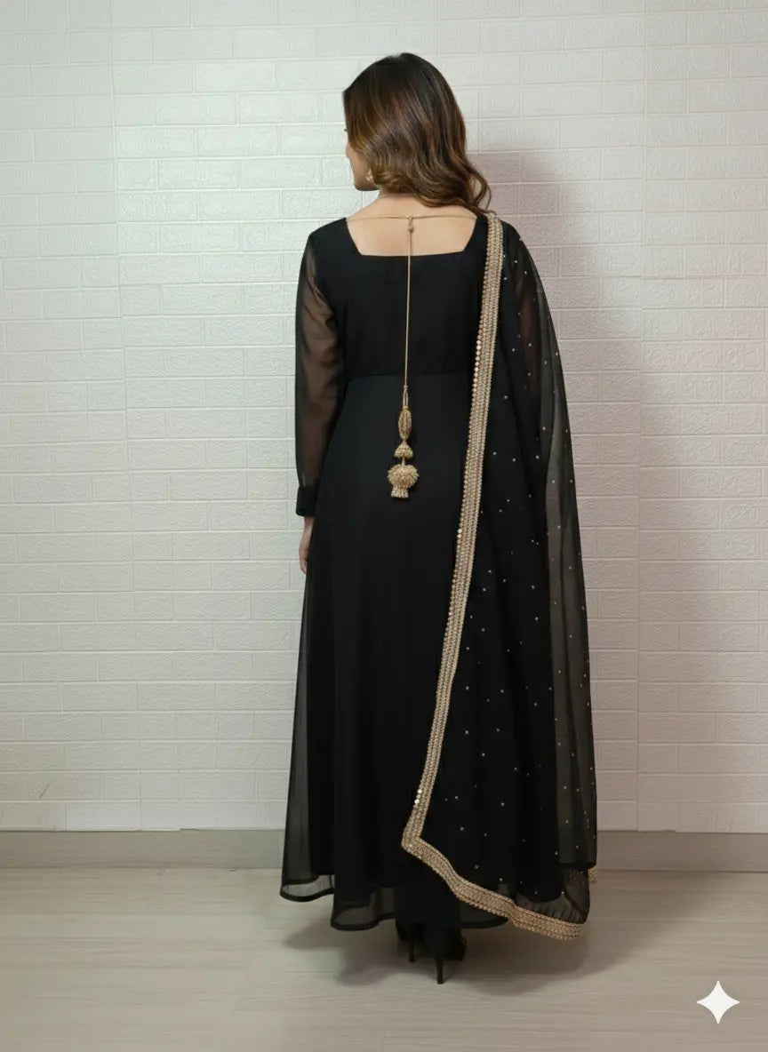 Crinkle Chiffon Anarkali Maxi – 2PC Ready to Wear