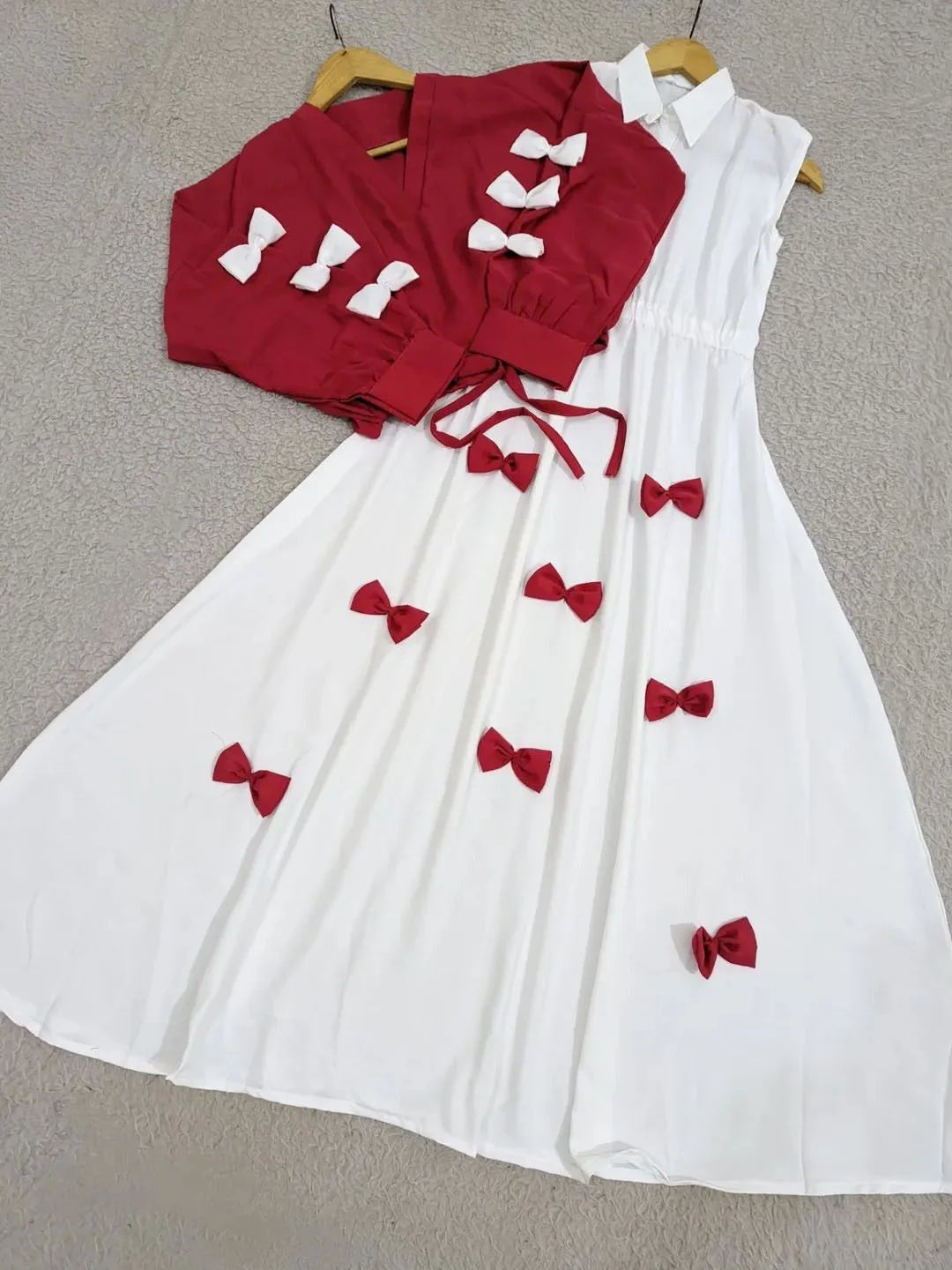 Bow Jacket Maxi