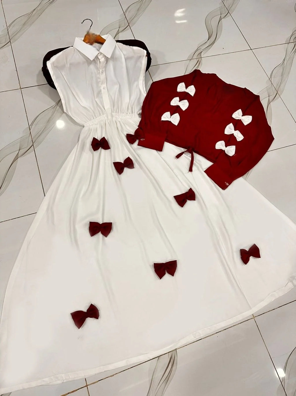 Bow Jacket Maxi