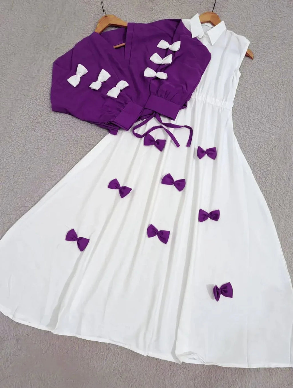 Bow Jacket Maxi
