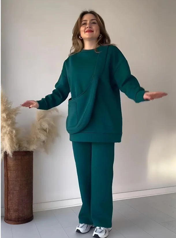 Fleece Track Suit – 3-Piece Set with Shirt, Trouser & Bag
