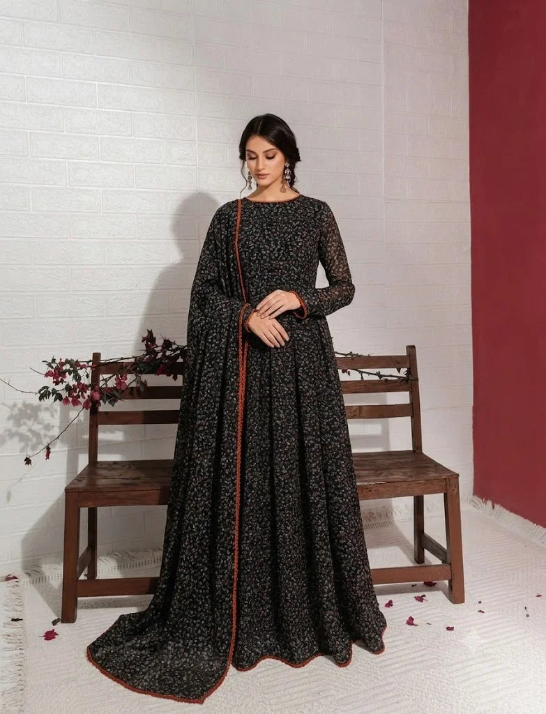 Floral Flared Maxi - Ready To Wear