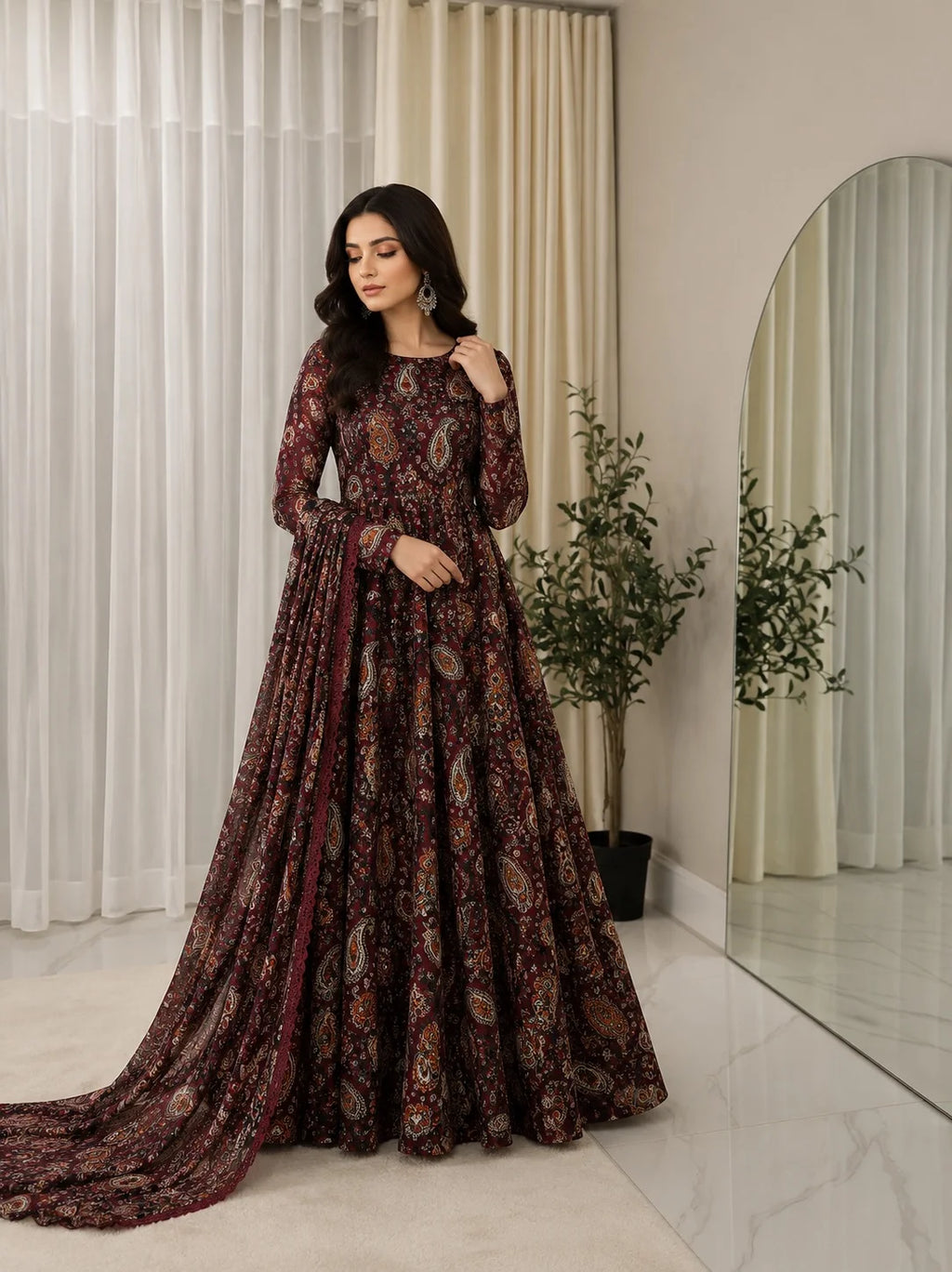Floral Flared Maxi - Ready To Wear