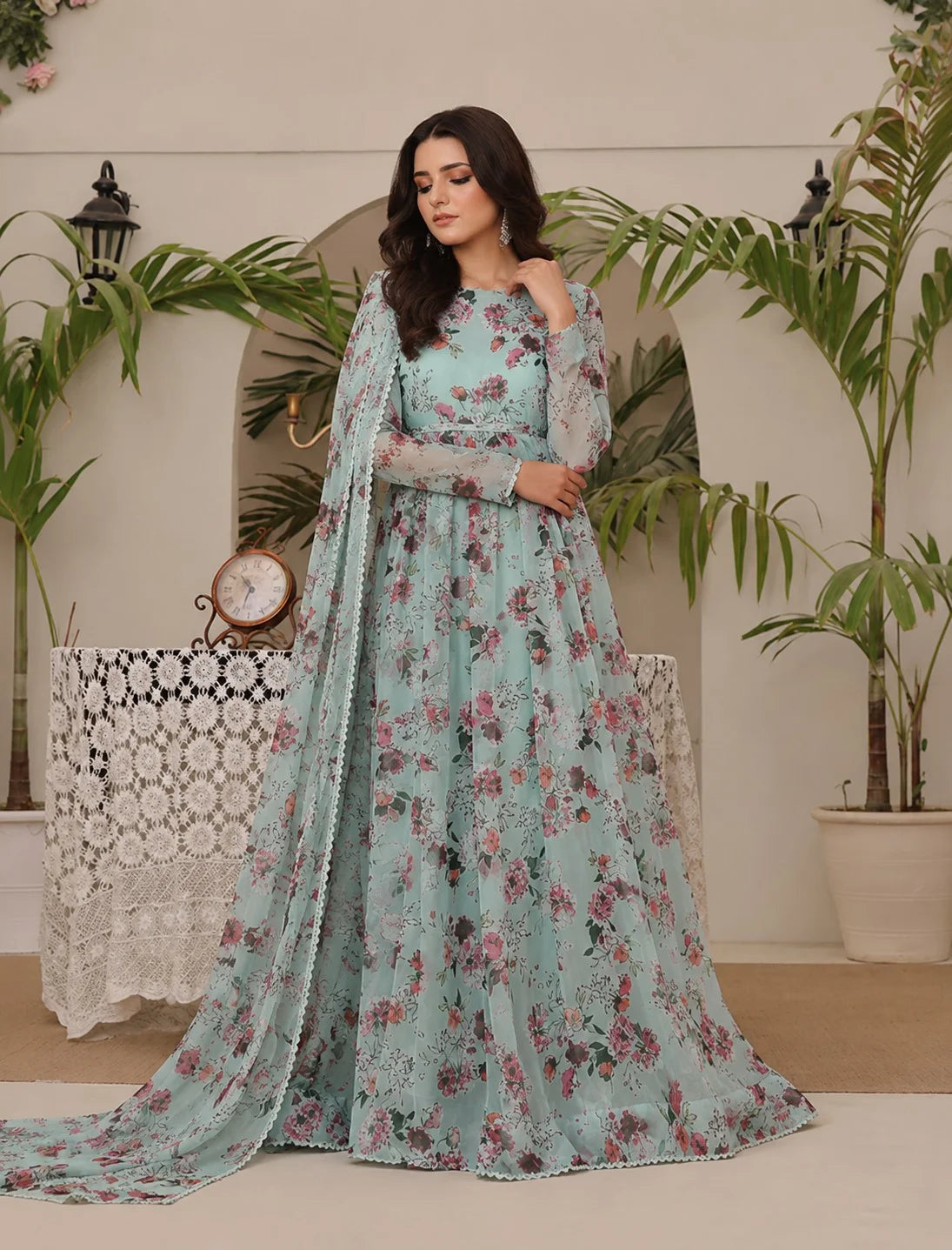 Floral Flared Maxi - Ready To Wear