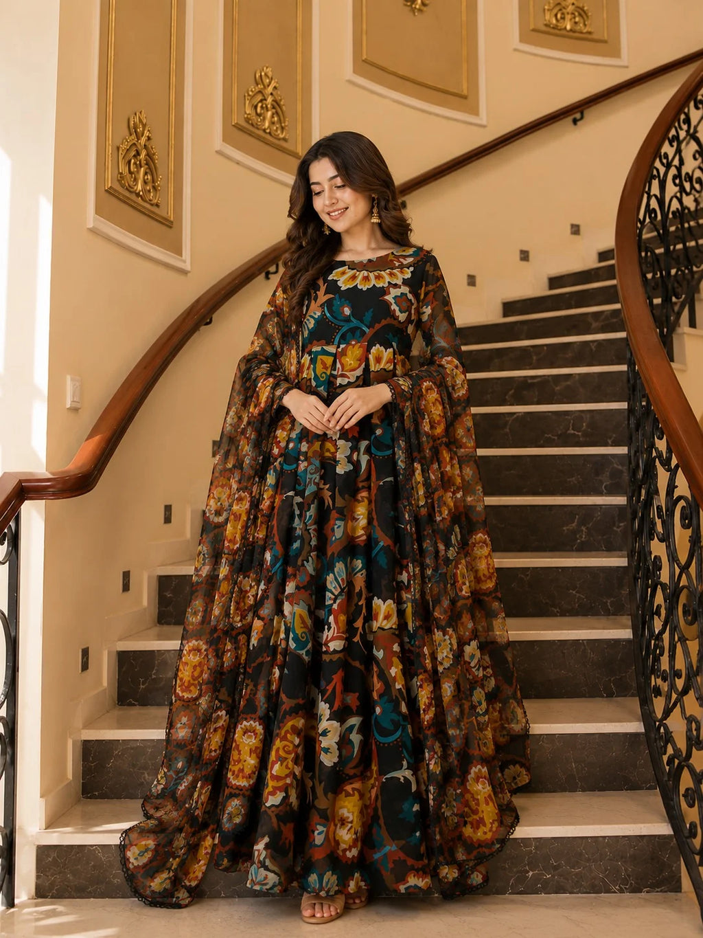 Floral Flared Maxi - Ready To Wear