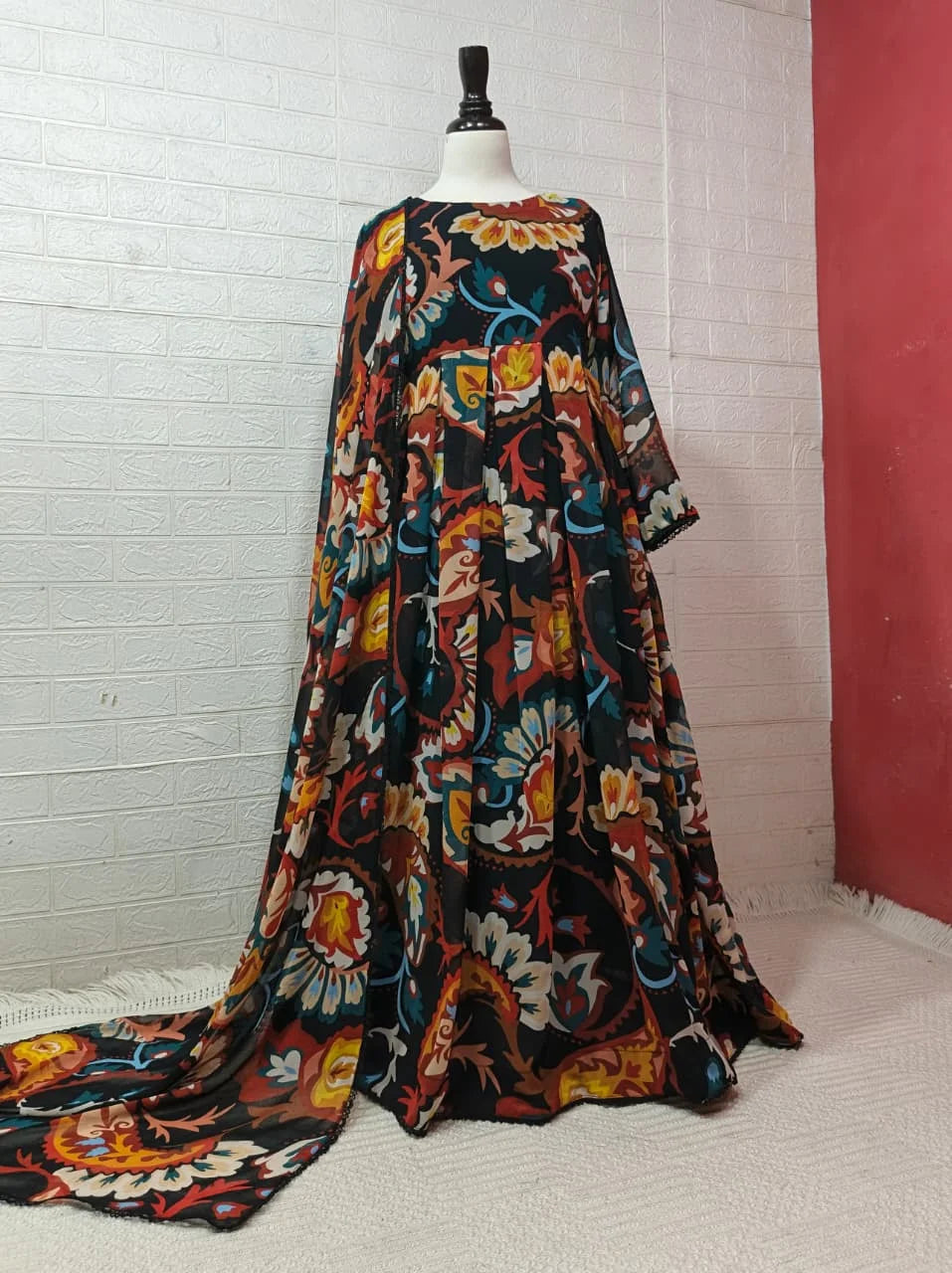 Floral Flared Maxi - Ready To Wear