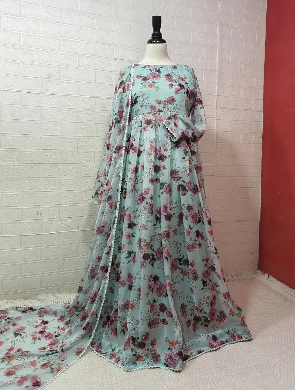 Floral Flared Maxi - Ready To Wear