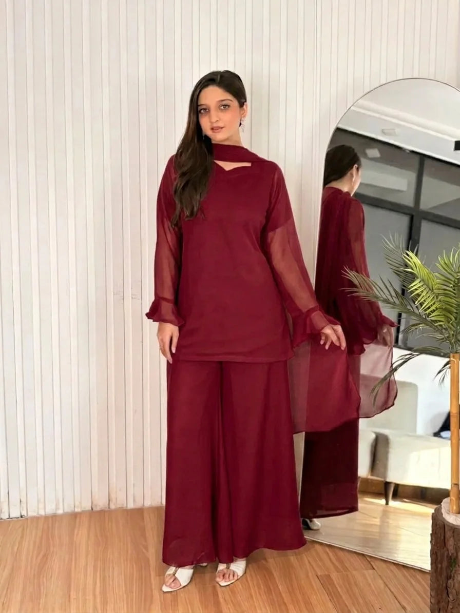 Laila Chiffon 3-Piece