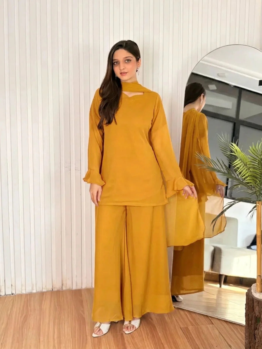 Laila Chiffon 3-Piece