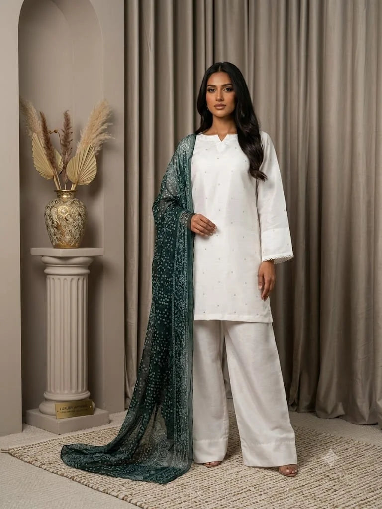 Noor-e-Watan Stitched 3-Piece Farshi Suit