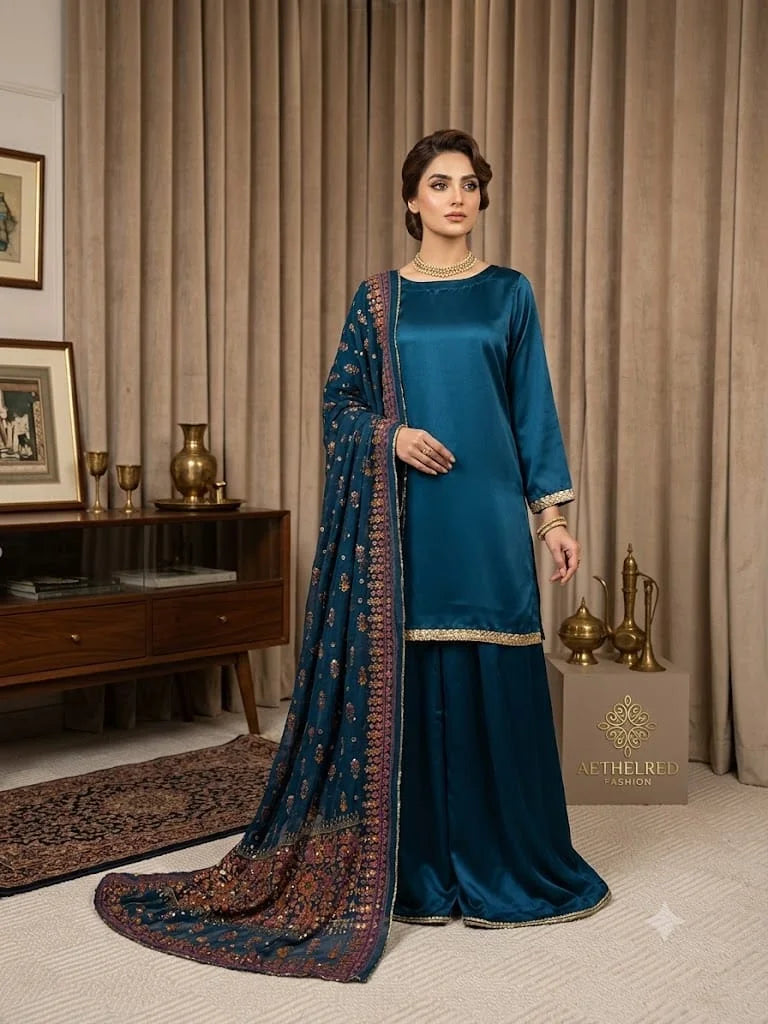 Vibin’ 3-Piece Sharara Set