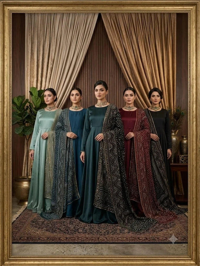 Chundri Royale 2-Piece Maxi
