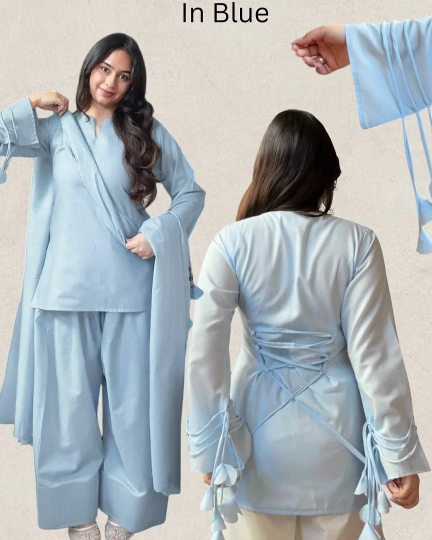 Pankhuri Farshi Shalwar - Stitched 3pc - view 3 | Sunflare.pk