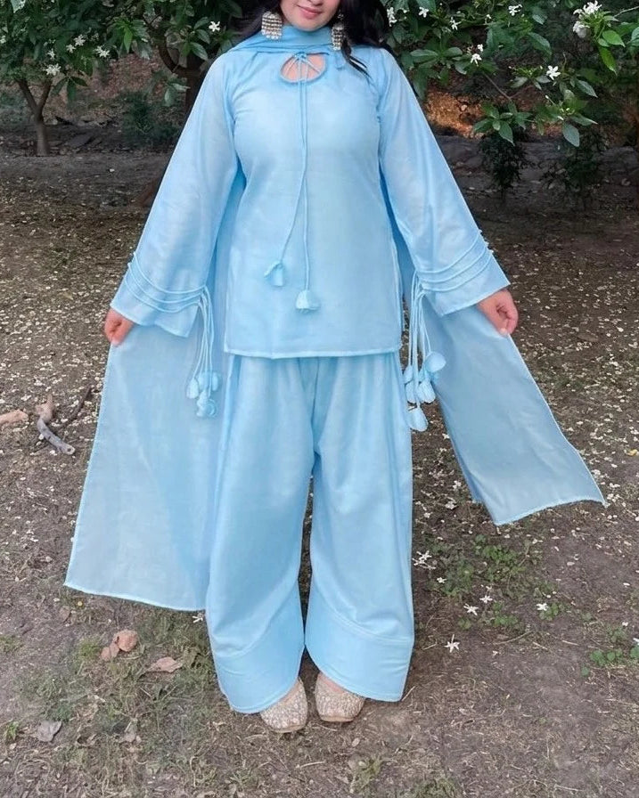 Pankhuri Farshi Shalwar - Stitched 3pc