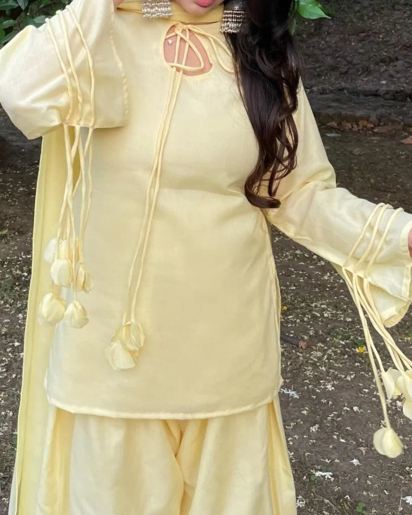 Pankhuri Farshi Shalwar - Stitched 3pc