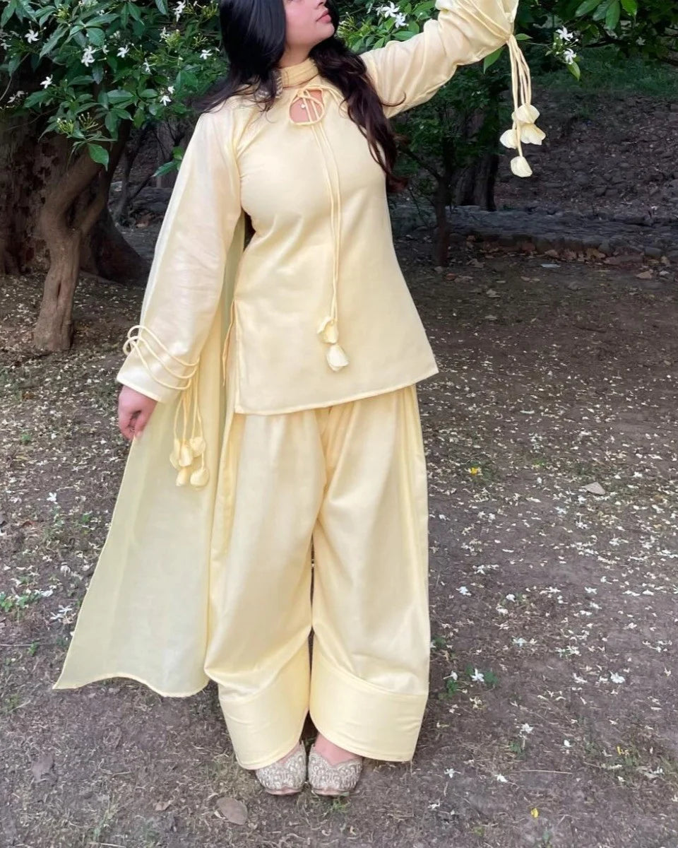 Pankhuri Farshi Shalwar - Stitched 3pc