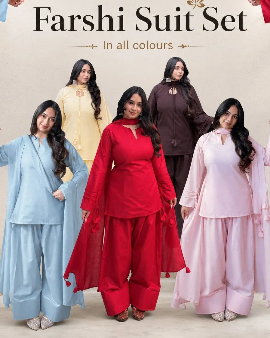 Pankhuri Farshi Shalwar - Stitched 3pc