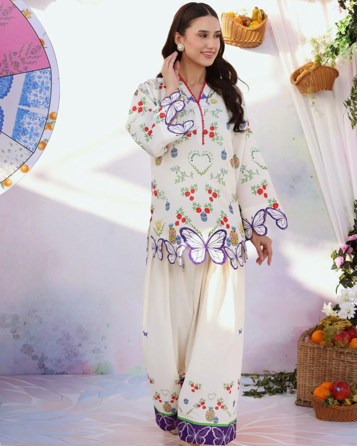 Butterfly Co-Ord Set – 2 Piece - view 2 | Sunflare.pk