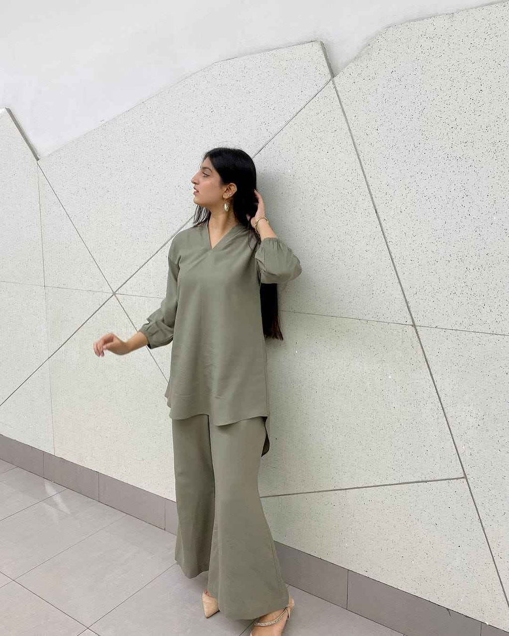 Dhanak Co-ord Set - Sunflare.pk