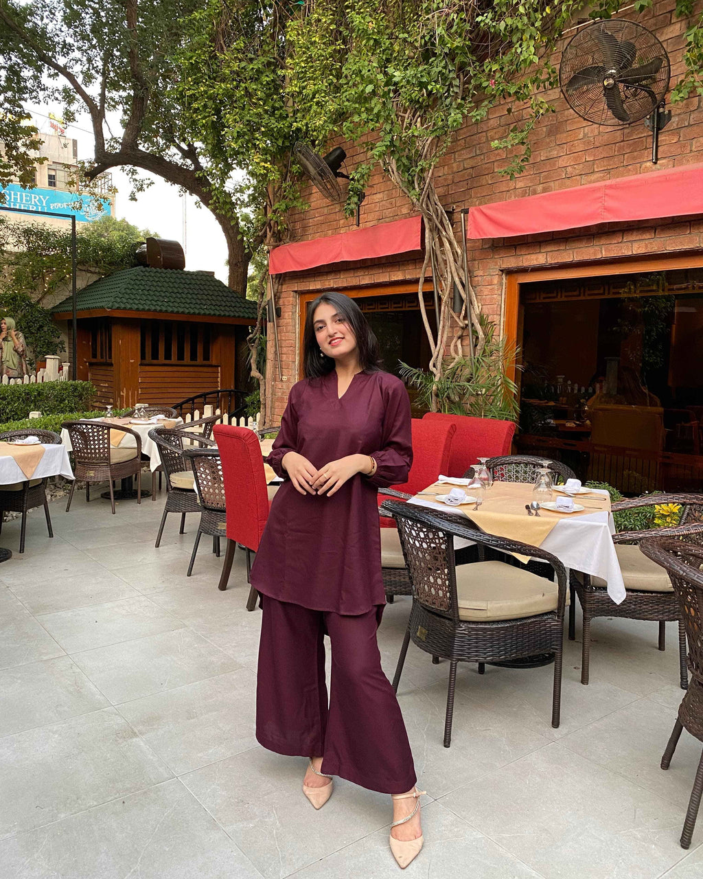 Dhanak Co-ord Set - Sunflare.pk