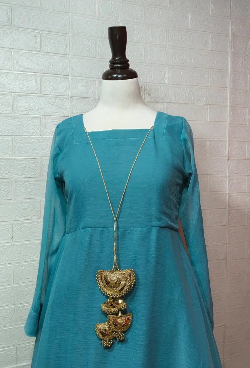 Crinkle Chiffon Anarkali Maxi – 2PC Ready to Wear