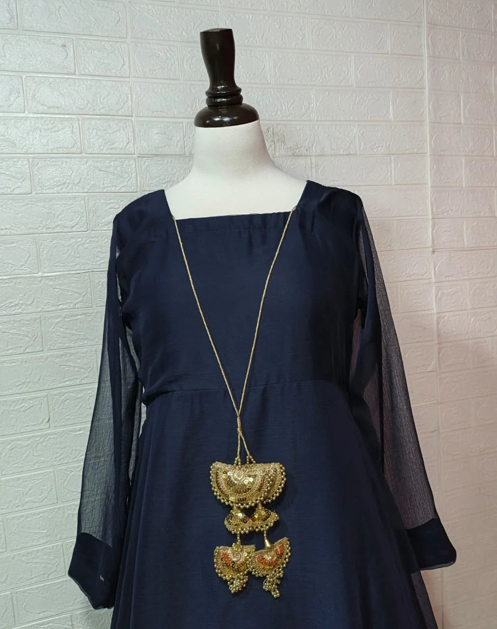 Crinkle Chiffon Anarkali Maxi – 2PC Ready to Wear