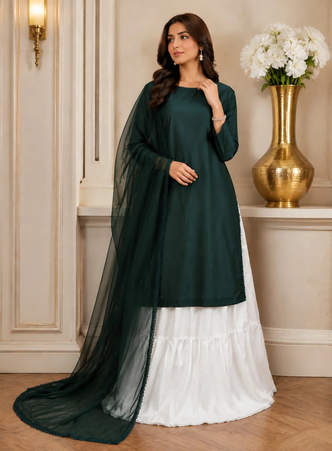 Azadi Stitched 3-Piece Set