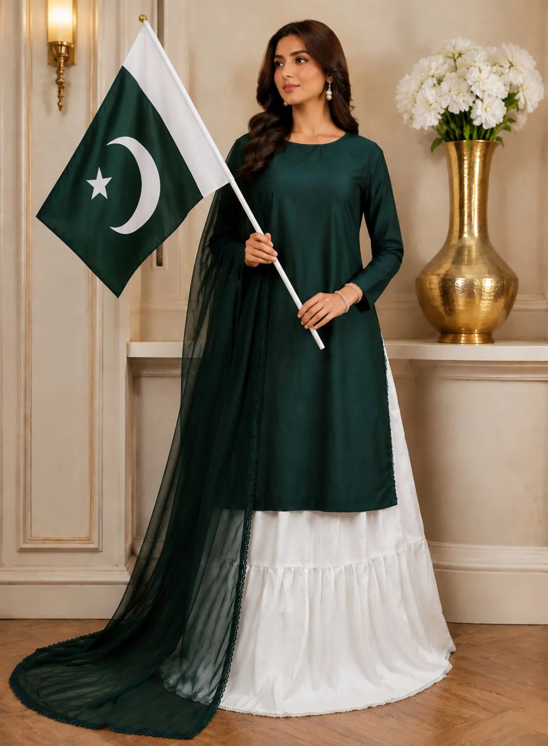 Azadi Stitched 3-Piece Set