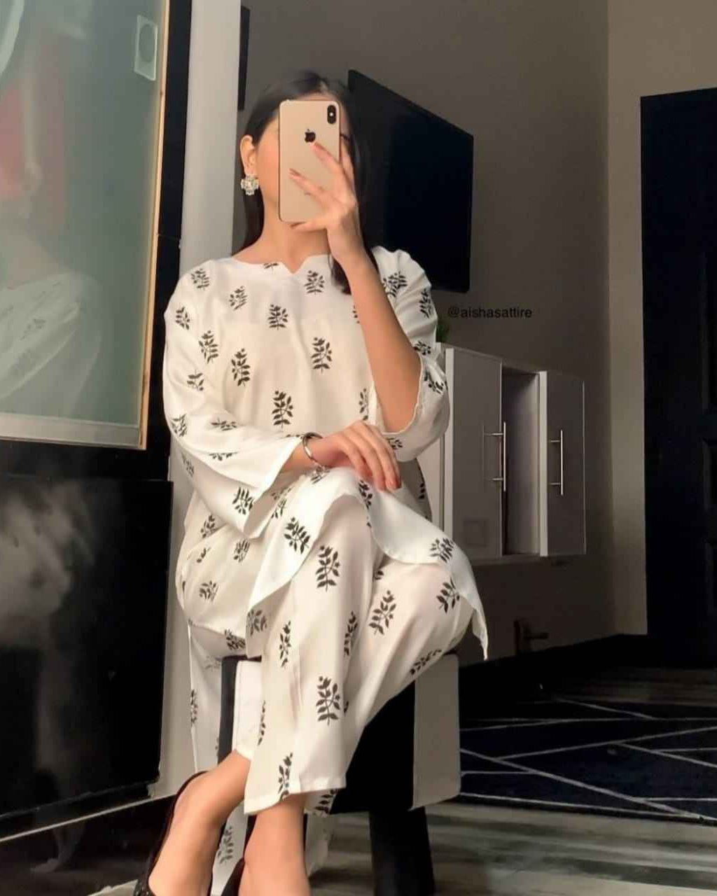 Saleha- Stitched 2 pc - Sunflare.pk