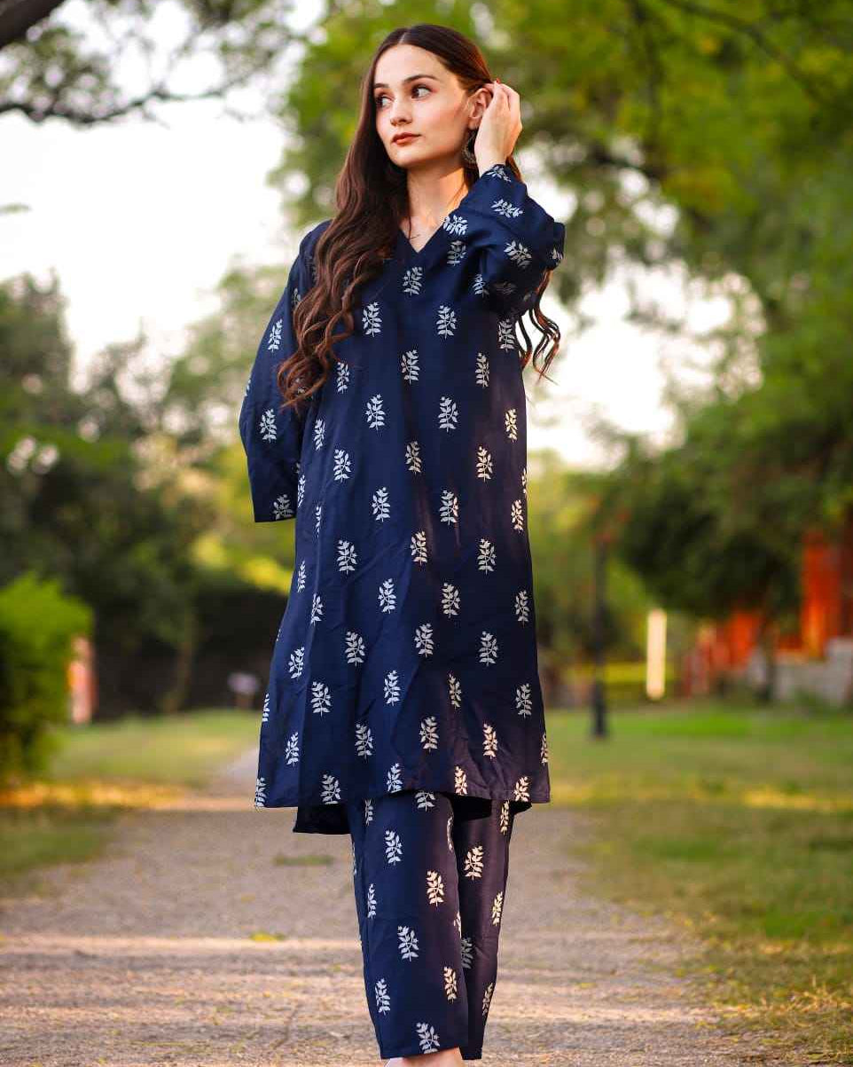 Saleha- Stitched 2 pc - Sunflare.pk